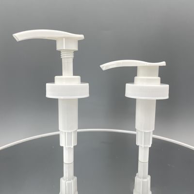 White Shampoo Bottle Dispenser Pump 33/410 4.0ML Discharge Rate 38/400