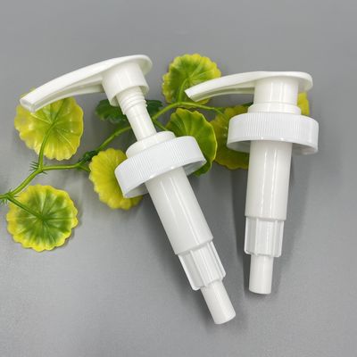 White Shampoo Bottle Dispenser Pump 33/410 4.0ML Discharge Rate 38/400
