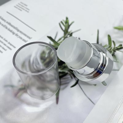 Liquid Foundation Cream Pump Dispenser 304H Spring 0.3ml Dosage 24/410 Silver Closure