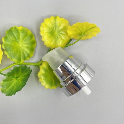 Liquid Foundation Cream Pump Dispenser 304H Spring 0.3ml Dosage 24/410 Silver Closure