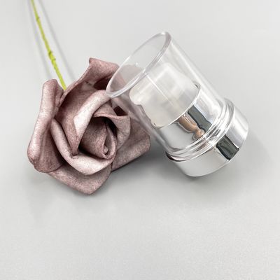 Liquid Foundation Cream Pump Dispenser 304H Spring 0.3ml Dosage 24/410 Silver Closure