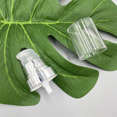 Liquid Foundation Cream Pump Dispenser 304H Spring 0.3ml Dosage 24/410 Silver Closure