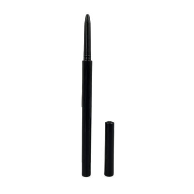 Filling capacity 0.08g Empty Eyebrow pencil Slim style Height 123mm Diameter 6mm Plastic Makeup Container