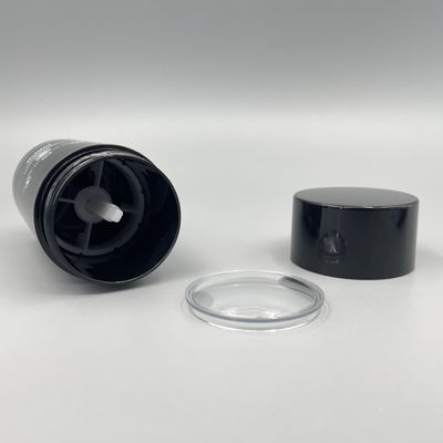 75g 2.65oz Black Deodorant Stick Container Mosquito Repellent Round Shape With Printing AS Body