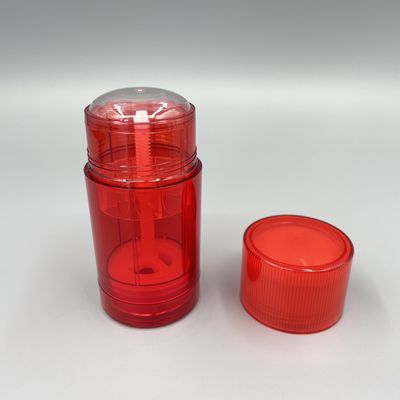 Red 75g Custom Deodorant Stick Container Round AS With Printing