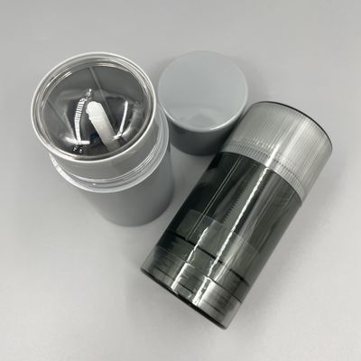 75g Gray Empty Deodorant Stick Container AS / PP Sunscreen Round Tubes