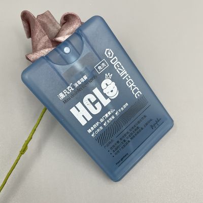 0.06ML Dosage Credit Card Sprayer 20ML Antibacterial Hand Sanitizer 304H