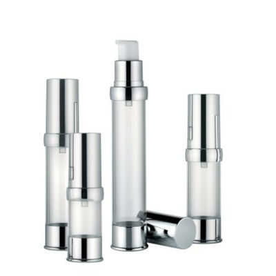 Lotion Actuator 15ml, 20ml, 30ml Metallized For Lotion Serum Plastic Airless Bottle
