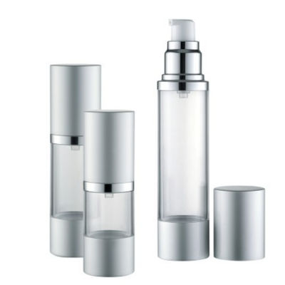 Spray Actuator or Lotion Actuator Aluminum Cap Shoulder Base Airless Bottle