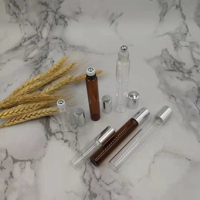 5ml 10ml 15ml Empty Glass Roll On Bottles 304 Stainless Steel Ball