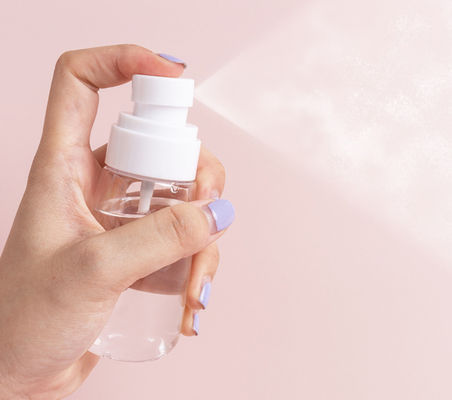 Luxury Clear Empty Upg 30ml Petg Bottle Ultra Fine Sprayer White
