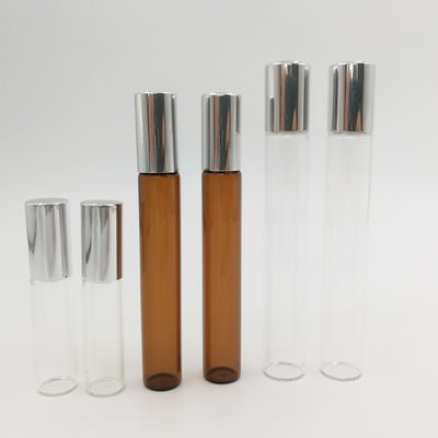 5ml 10ml 15ml Empty Glass Roll On Bottles 304 Stainless Steel Ball