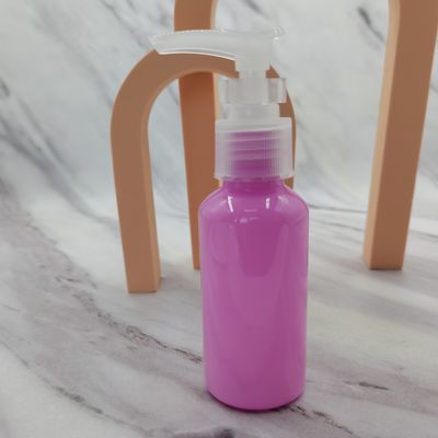 Travel Set Series Skincare 75ml Pet Pump Bottle Pink Purple Light Green Light Blue