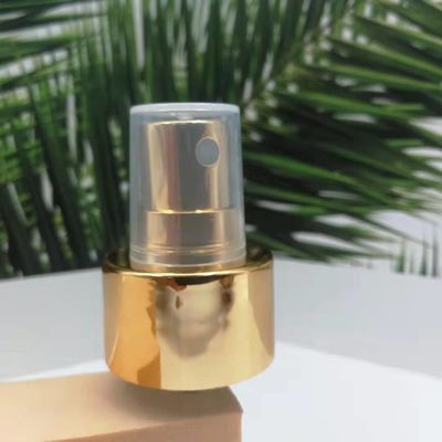 Bright Gold Metallized Perfume 28/410 Mist Spray Pump