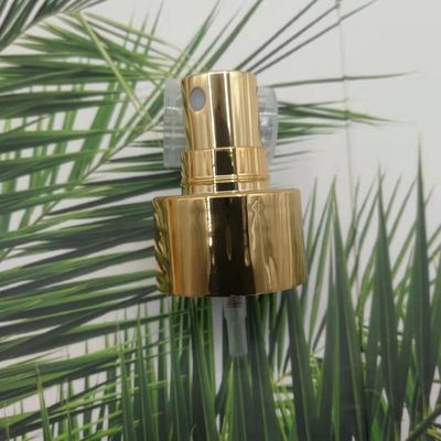 Bright Gold Metallized Perfume 28/410 Mist Spray Pump