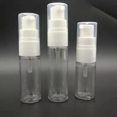 Round 30ml 1.06oz Neck 20mm Pet Sprayer Bottle Thick Wall Clear Color