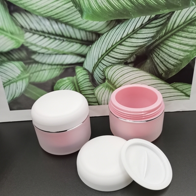 Round Pp Double Cosmetic 100g Cream Jar For Skin Care Moisturizer