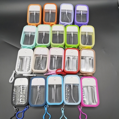 45ml Diameter 58*17 Credit Card Sprayer Height 101 Petg Bottle With Silicone Sleeve