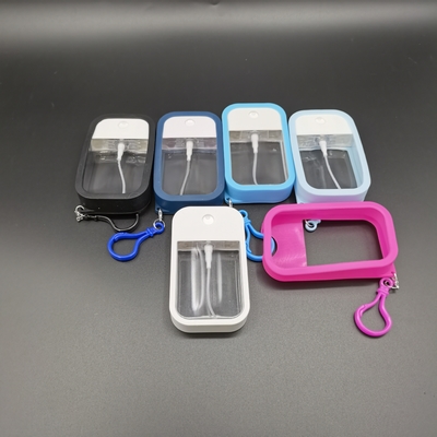 45ml Diameter 58*17 Credit Card Sprayer Height 101 Petg Bottle With Silicone Sleeve
