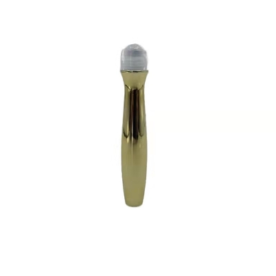 15ml Eye Cream Bottle Roll On One Ball 304 Stainless Steel Gold Color
