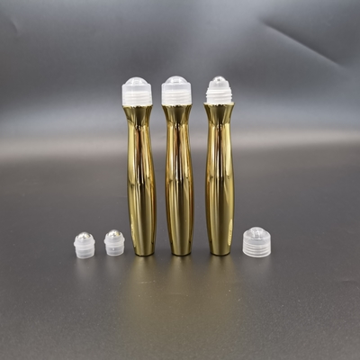 15ml Eye Cream Bottle Roll On One Ball 304 Stainless Steel Gold Color