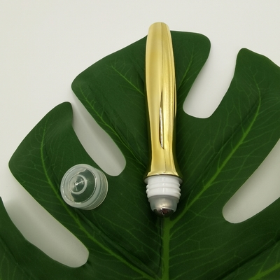 15ml Eye Cream Bottle Roll On One Ball 304 Stainless Steel Gold Color