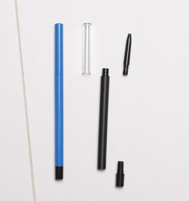 Filling capacity 0.08g Empty Eyebrow pencil Slim style Height 123mm Diameter 6mm Plastic Makeup Container