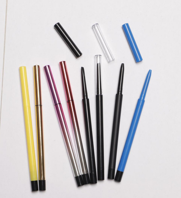 Filling capacity 0.08g Empty Eyebrow pencil Slim style Height 123mm Diameter 6mm Plastic Makeup Container