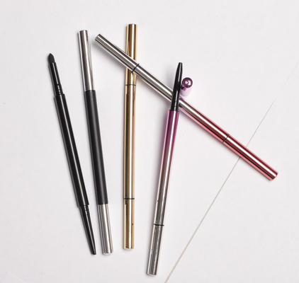 Empty Eyebrow pencil Slim Style Make - Up Tools Eyebrow Powder Cotton Brush ABS Material