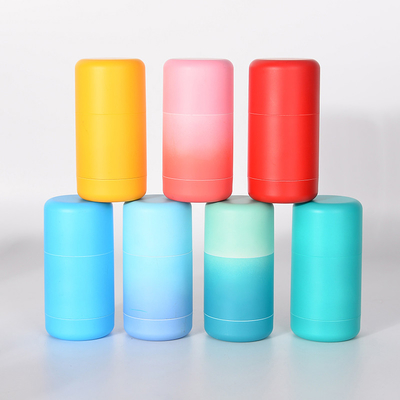 30g 50g Round Shape PCR Material Plastic Refillable Deodorant Stick Container