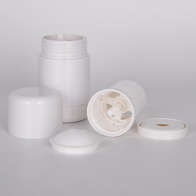 30g 50g Round Shape PCR Material Plastic Refillable Deodorant Stick Container