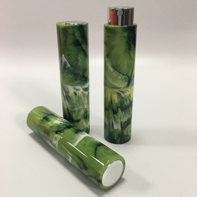 Plastic Injection Marble Pattern Refillable Perfume Bottle Customized Color 8ml