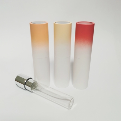 8ML ABS Outer Shell Gradient Color Glass Inner Bottle High quality Refillable Perfume Bottle