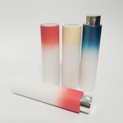 8ML ABS Outer Shell Gradient Color Glass Inner Bottle High quality Refillable Perfume Bottle