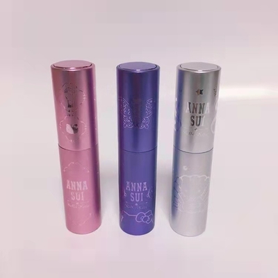 Embossed Aluminum Perfume Spray Bottle Luxury Design 10ml 8ml  Replaceable Glass Bottle
