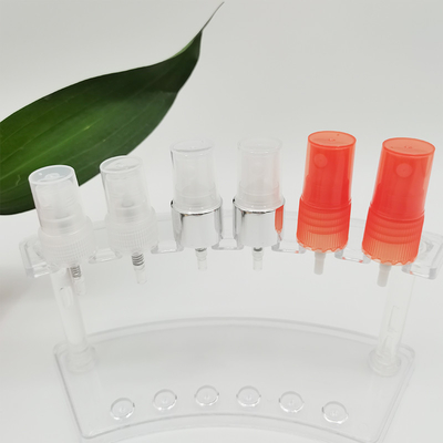 Ribbed Closure Fine Mist Sprayer Pump 18/410 Polypropylene Plastic With PP Cap