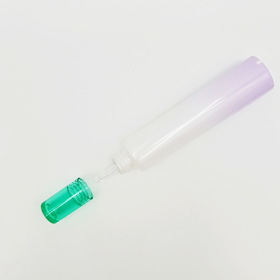 Customized Color Empty Squeeze Tubes 20ml 40ml Clear Cap Diameter 25mm for Eye Gel