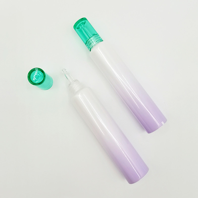 Customized Color Empty Squeeze Tubes 20ml 40ml Clear Cap Diameter 25mm for Eye Gel