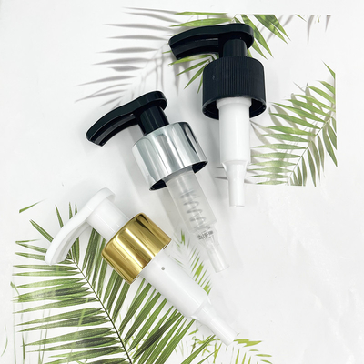 24/410 Gold Aluminum closure 28/410 Silver Aluminum closure lotion pump twist lock  XY01-4
